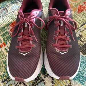 HOKA Women's Burgundy Running Shoes